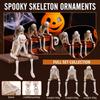 Figurine en Résine d'Halloween -, Ne Rien Entendre, Ne Rien Dire Décoration Squelette pour Fête Décoration de Maison