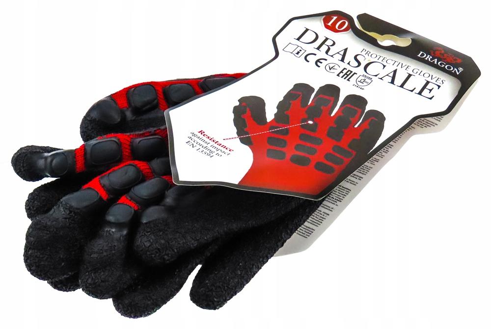 OX-PVC rubber coated PVC work gloves 1 pair