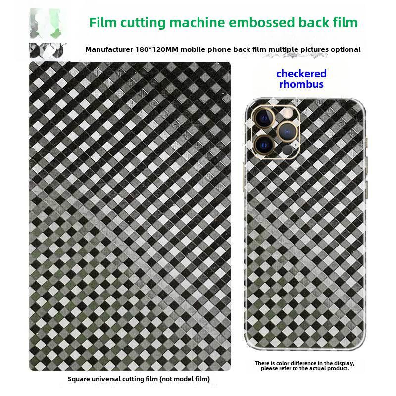 8-Inch 3-Layer Carbon Fiber Blade Laser Cutting Machine for Universal Mobile Phone Leather Pattern Films