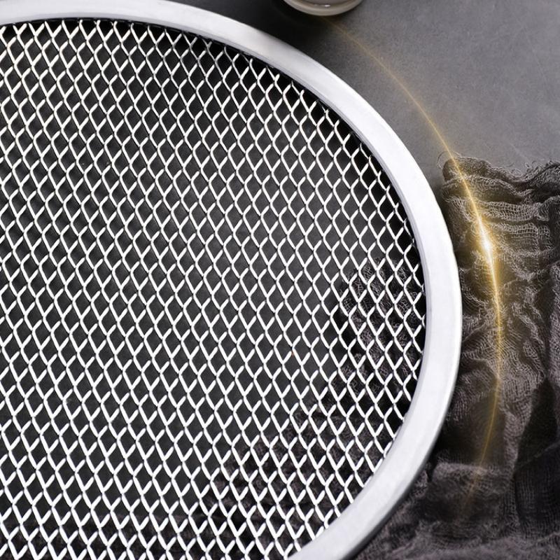 Ekran do pizzy 6-20 cali, forma metalowa, siatka metalowa, nieprzywierająca blacha do pieczenia, nowa, bezszwowa, stop aluminium, siatka metalowa, naczynia do pieczenia, narzędzia kuchenne do pizzy