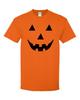 Maglietta di Halloween Faccia di Zucca Jack O Lantern Spettrale Divertente Tee