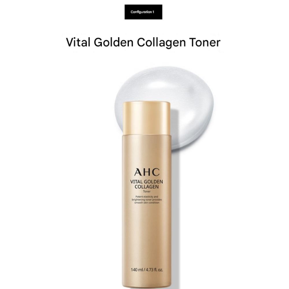 [Gift Set] AHC Vital Golden Collagen Youth Total Skincare 5-piece set