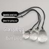 Unisex skleněný anální kolík: Erotické křišťálové korálky pro začátečníky pro venkovní použití a SM trénink