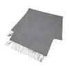 HERMES H393700T_04 Scarf Gray Cashmere Women