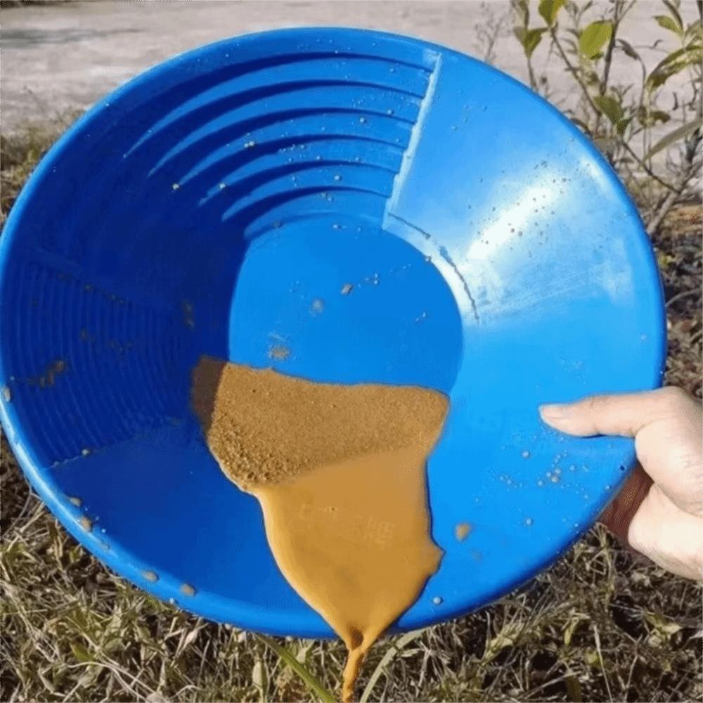 Bowl Gold Pan Dredging Gold Panning Equipment Wear Resistant Gold Sieve Basin  River