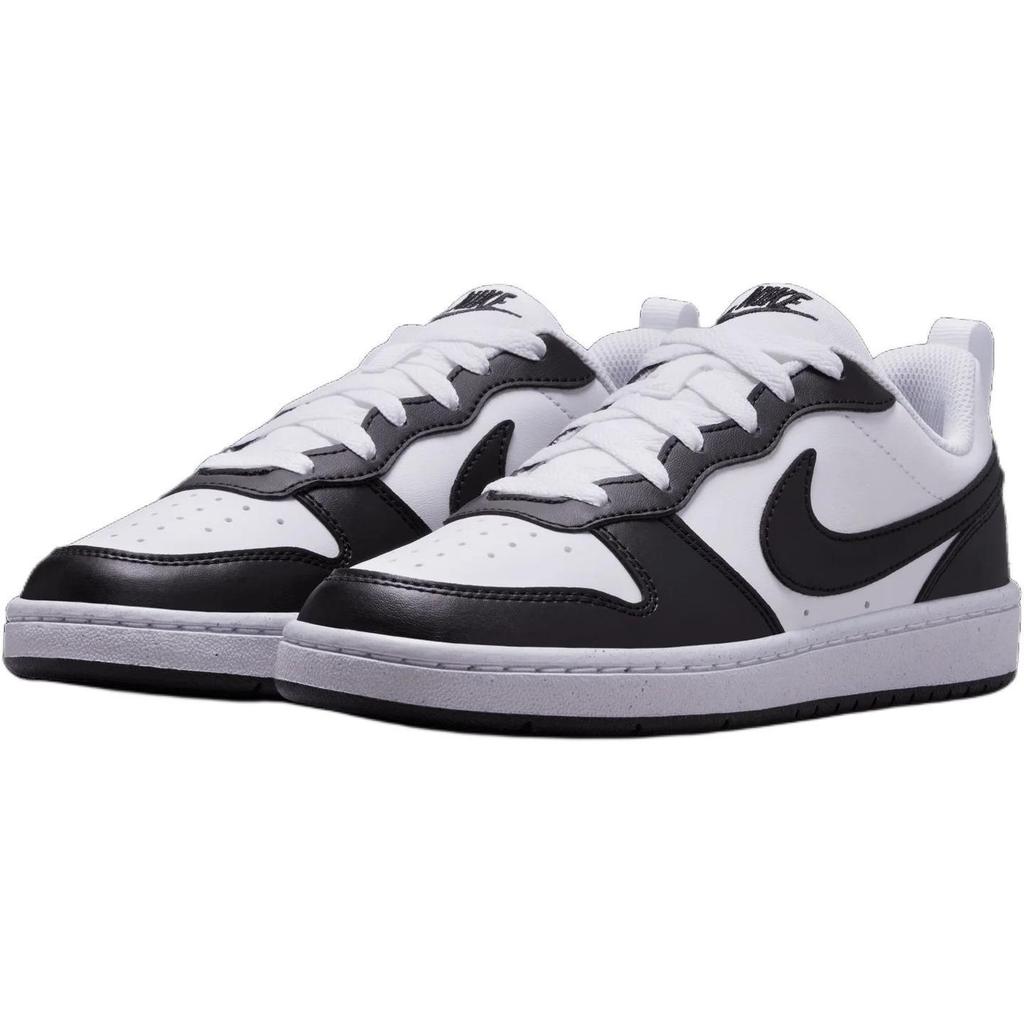 Nike Court Borough Low Recraft Comfortable Versatile Non-Slip Durable Low-Top Kids Sneakers Kids Sneakers White Black DV5456-131