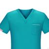 Nursing Uniform Scrub Set Work suits Nurse Top Pants V Neckline Short Sleeve Workwear for Healthcare