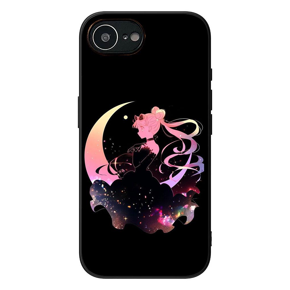 Cover for Samsung Galaxy S22 S21 S20 FE Ultra Plus A35 A36 A55 A37 A33 A34 A57 Coque Phone Case Lovely S-Sailors Poster Moon