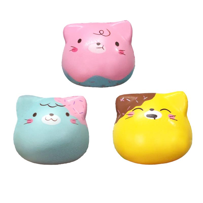 Punimaru Random Blind Bag Squishy Toy Cute Kt Cat Animal Food Slow Rebound Soft Pu Foam Squeeze Stress Relief Gift