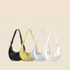 Fashion All-in-one Dumpling Bag Female Minority Commuter Underarm Bag High-grade Pu Solid Color Hand Bill Shoulder Bag