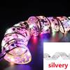 Christmas Decoration LED Ribbon Fairy Lights Christmas Tree Ornaments for Home 2024 DIY Bows Light String Navidad New Year 2025