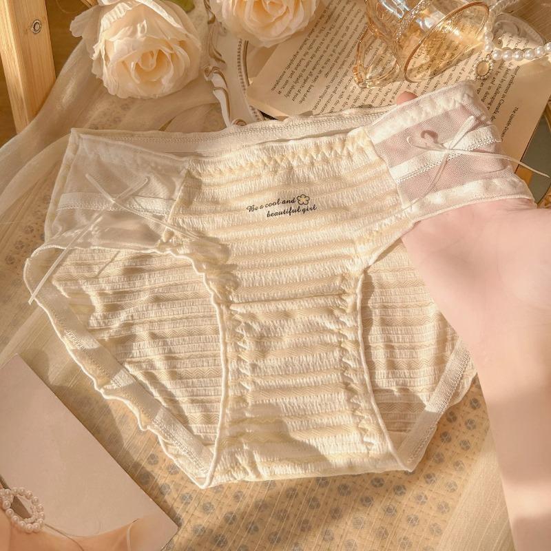 Plus Size Sexy Sweet Women Briefs Natural Mulberry Silk Plus Size Antibacterial Underwear XXL