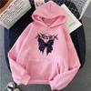 Fashion Women's Casual Long Sleeve Hooded Printed Ladies Sweatshirt Tops
