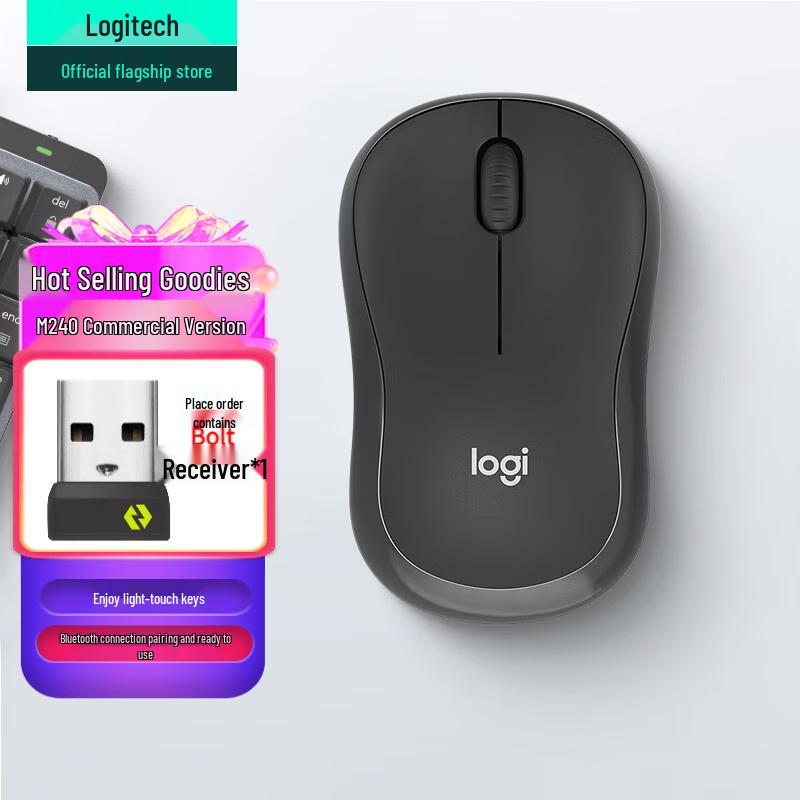 Logitech M240 Silent Bluetooth Wireless Mouse
