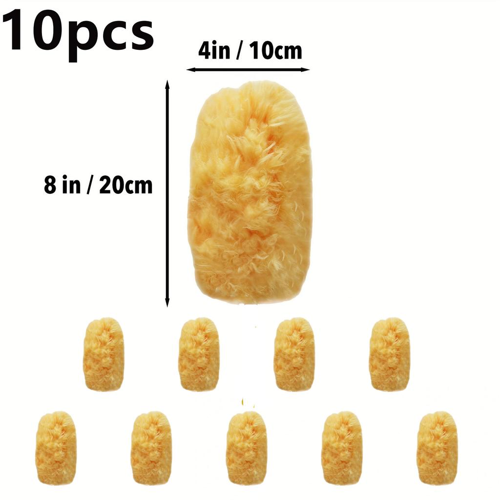 360°rotating Household Replaceable Electrostatic Adsorption Duster 10pcs High Efficiency Dusting Dead-end Cleaning Tool