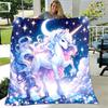 1PC Dream Unicorn blanket, al season lightweigh Poster blanket home office outdoor nap multifunc Poster blanketional blanket
