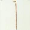 93.98 cm Serpent Handle Walking Stick Handmade Twisted Wood Cane with Brass Snake Head Custom Gift for Men and Women