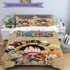 3pcs Bedding Set ONE PIECE Includes 1 Comforter + 2 Pillowcases, Without Pillow Inserts, Soft Comfortable, Lightweight Breathable, Printed H