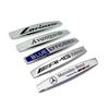 Car Sticker 2pcs 3D Metal Car Rear Trunk Bumper Emblem Side Fender Logo Sticker For MercedesBenz AMG W204 W205 W210 W211 W212 W2