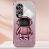 For Honor 70 5G Kickstand Case PC+TPU Astronaut Design Phone Back Cover