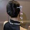 Neuer Chinesischer Stil Phönix Quaste Haarstab Für Frauen Vintage Metall Perle Hanfu Essstäbchen Haarnadel Haarschmuck