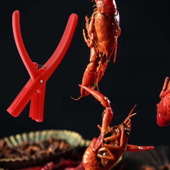 Crawfish Shelling Pliers Food-Grade Plastic Seafood Opener Tool for Easy Shelling Shrimp And Crawfish Tail Meat Removal with Nail