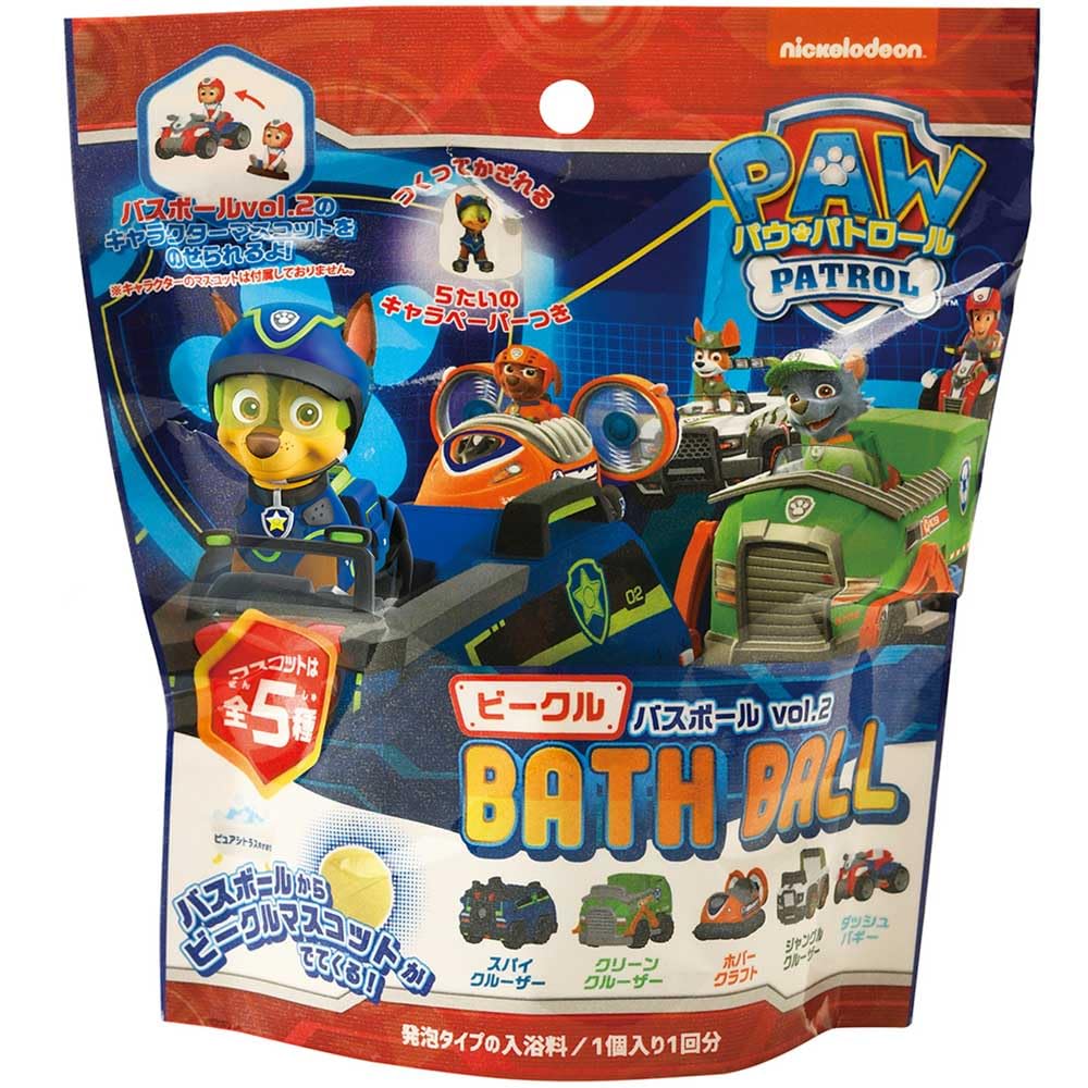

Paw Patrol Vehicle Bath Ball Pure Citrus 70g Vol. 2, Scent, (1 serving)