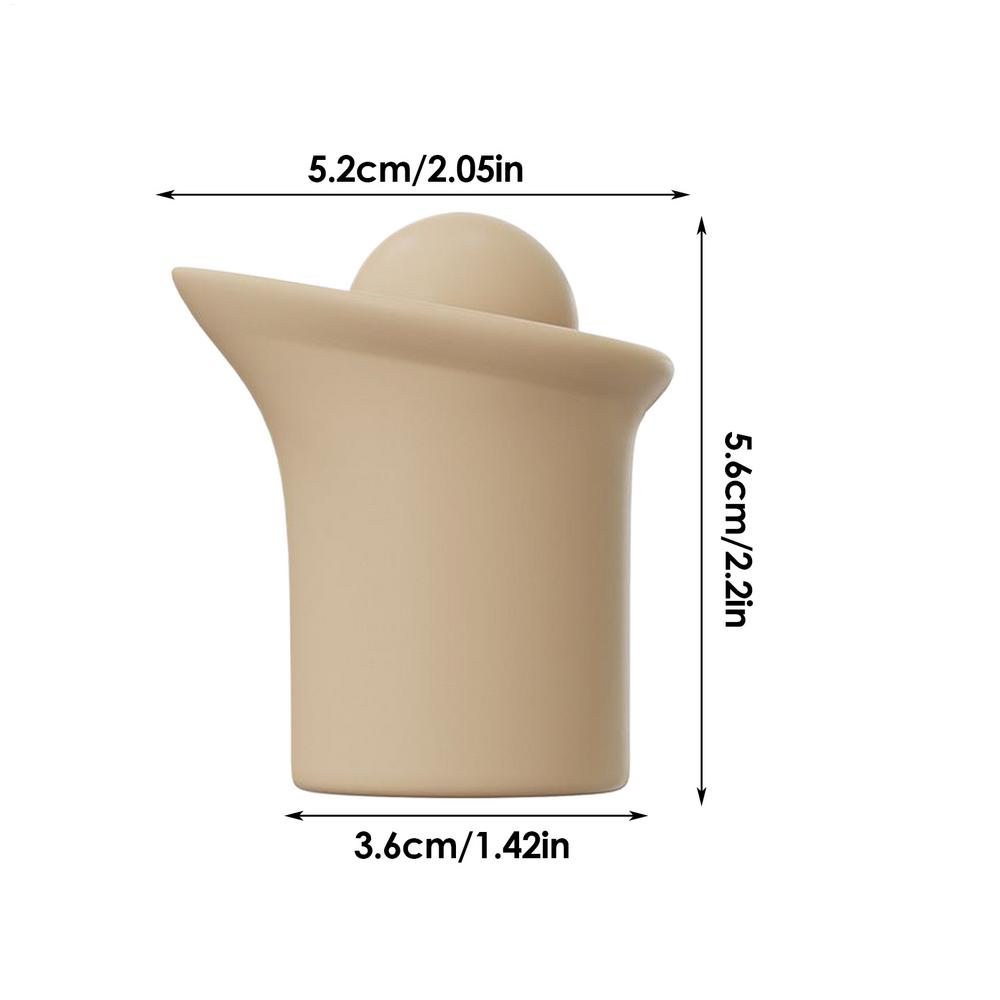 Silicone Wine Stopper Reusable, Leak-Proof Bottle Saver for Champagne Bourbon, Home Bar Travel Party Kitchen Gadgets
