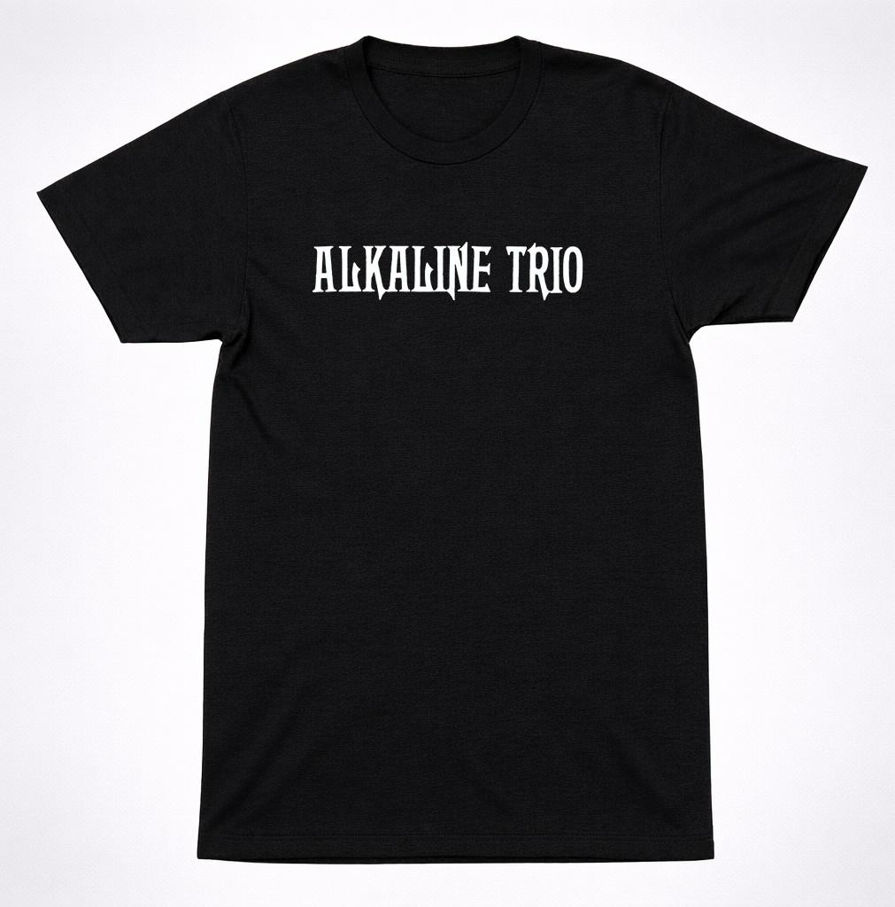 Alkaline Trio Classic Logo T Shirt | Chicago Punk Rock Band Tee Dark Pop Shirt S