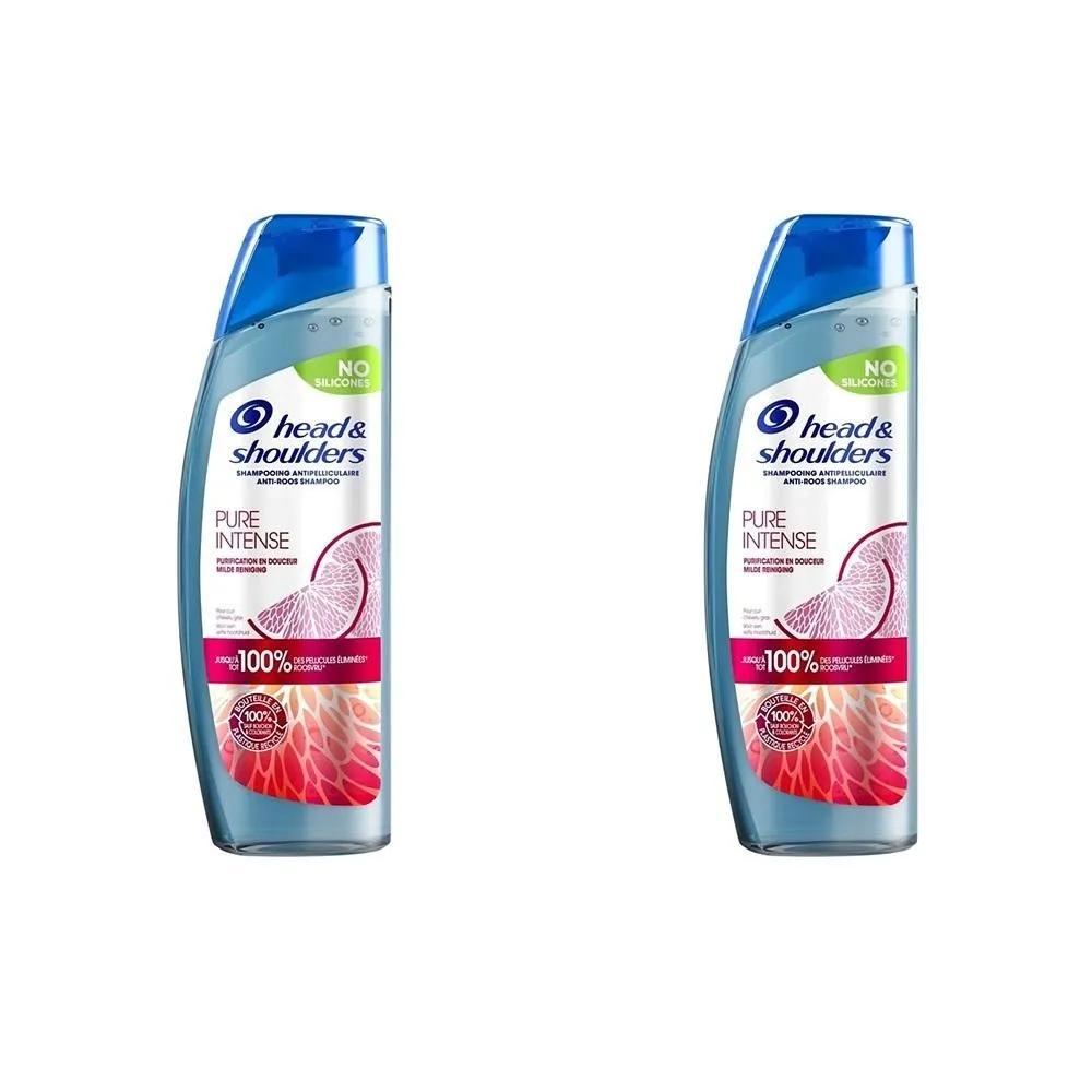 Шампунь Head & Shoulders Pure Intense 250 мл, 2 шт., Грейпфрут Pure Intense Грейпфрутовый шампунь HEAD