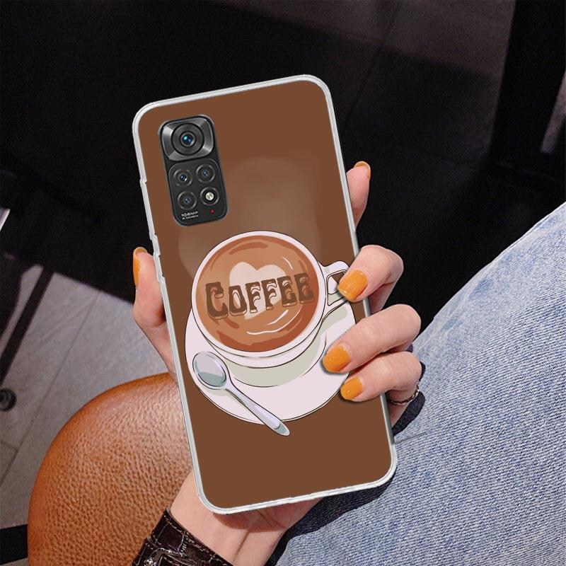 Coffee Wine Cup Phone Case For Xiaomi Redmi Note 15 14 13 12S 12 11 Pro Plus 14S 11S 11E 10 10S 11T 5G Personalized Cover Redmi