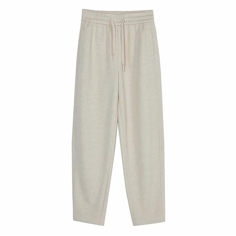 Sweet basil Women's Straight-Leg Tapered Cropped Casual Pants