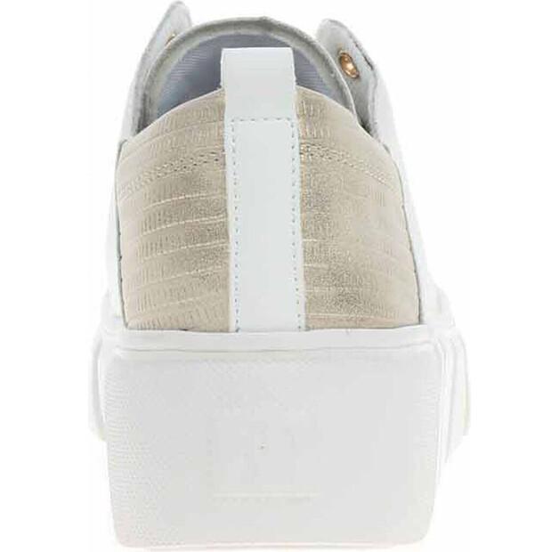 Women's Rieker W2602 White Ankle Boots