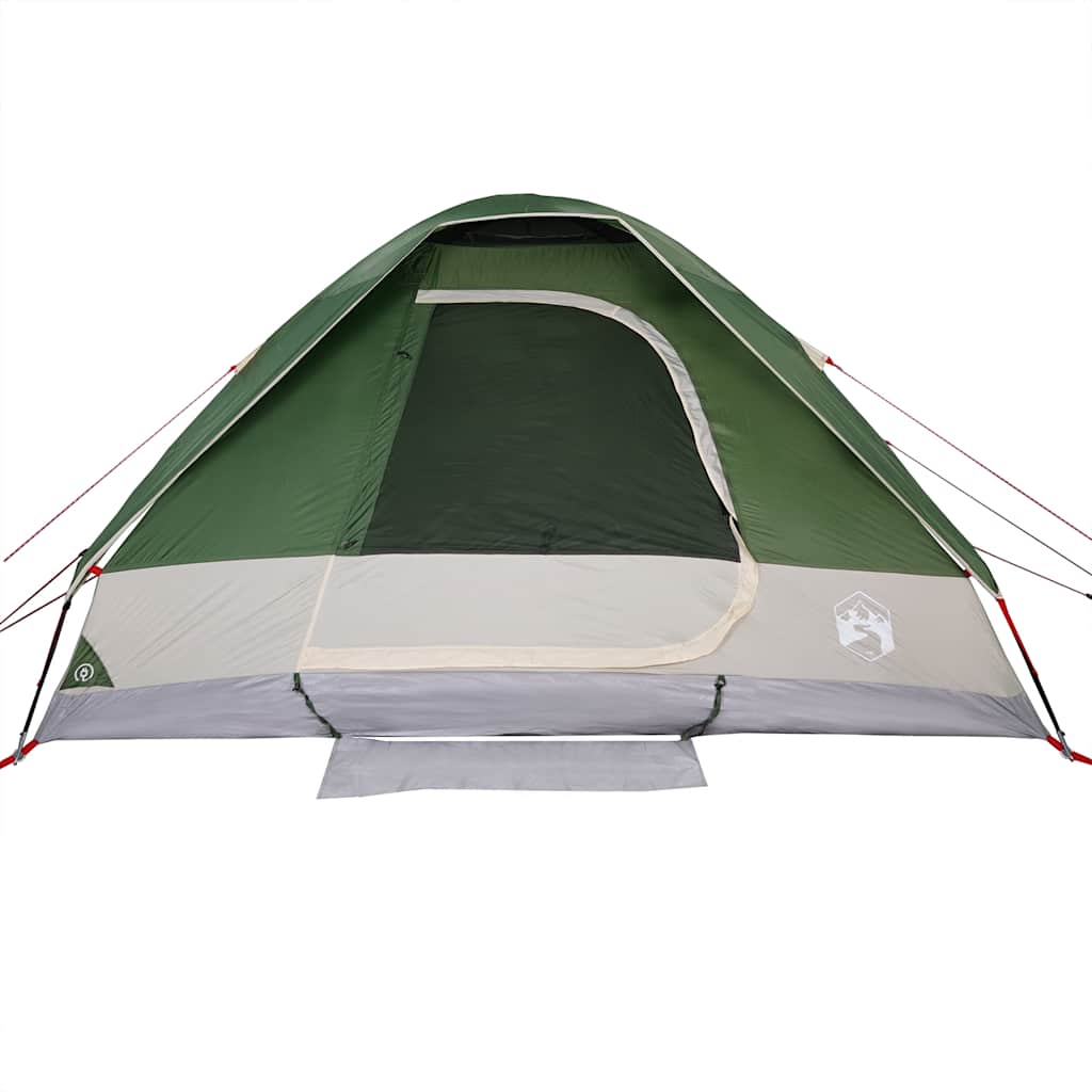 Dome Camping Tent for 2 Persons Green Waterproof