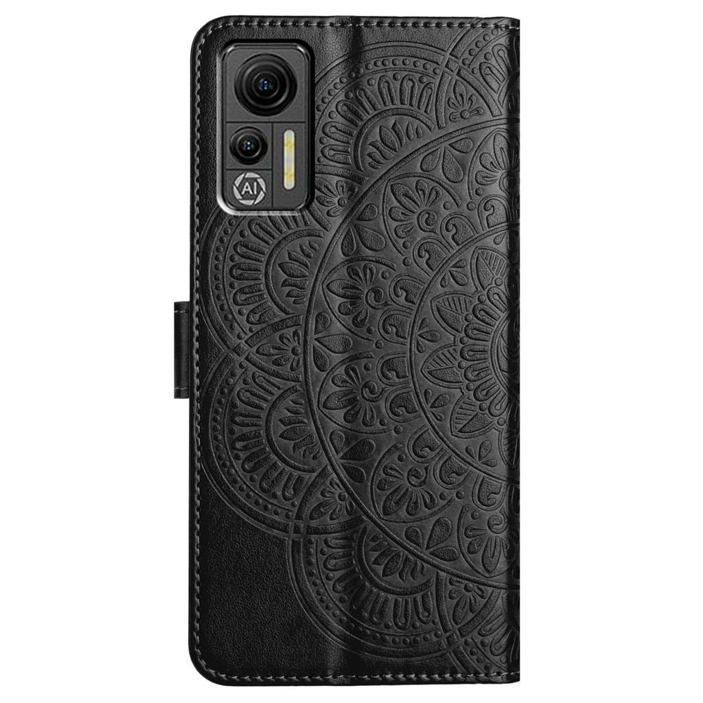 For Ulefone Note 14 Case Wallet Leather Phone Cover Imprinted Mandala Flower