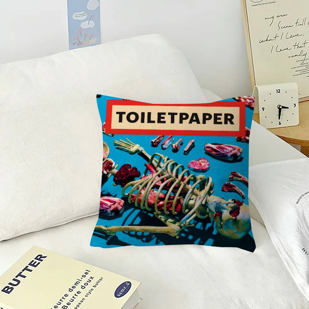 Pillow Gift Home Office Decoration Bedroom Sofa Car Cushion Cover Case 45x45 Fashion T-Toiletpaper