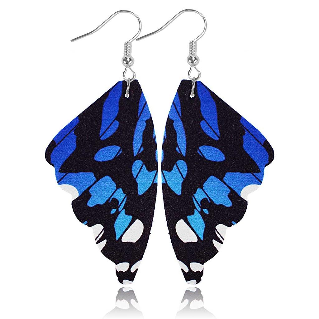 Nowe zabytkowe kolczyki z motylimi skrzydłami w stylu boho, kolorowe kolczyki dla kobiet, biżuteria na prezenty