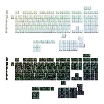 Teclas PBT Resistentes al Desgaste con Diseños de Degradados Retroiluminación Lateral y Experiencia de Escritura Uniforme Instalación sin Problemas