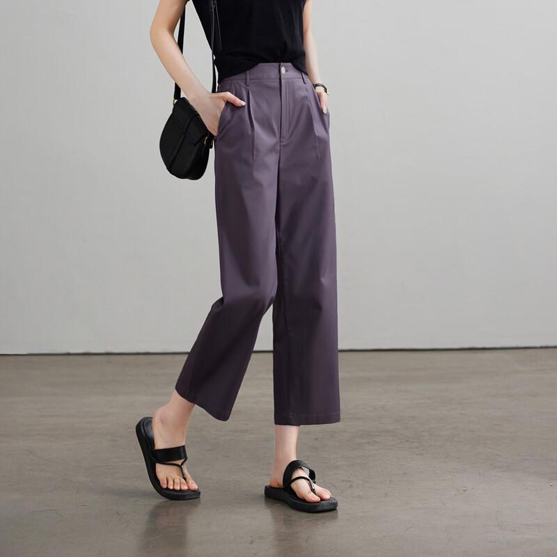 SOFSIL Women's 2026 Summer Stylish Relaxed Straight-Leg Ankle Pants