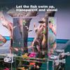 Convenient Observation Inverted Aquarium Acrylic Aerial Extender Fish Tank Fish Elevator  Home
