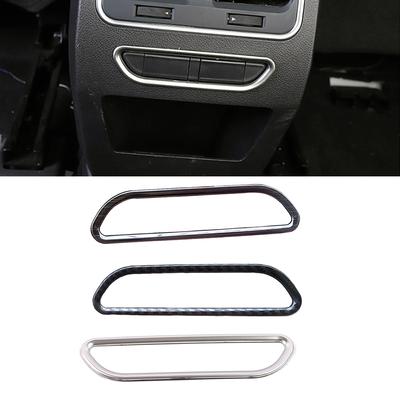 For Haval F7 F7X 2018-2024 Car Center Console Armrest Rear Seat Heating Button Decoration Cover Trim Stainless Steel Sticker