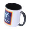 Innovative 350ml Ceramic Coffee Cup with Handle Funny Drinkware for Adults Suitable for Coffee Tea Milk Beverages