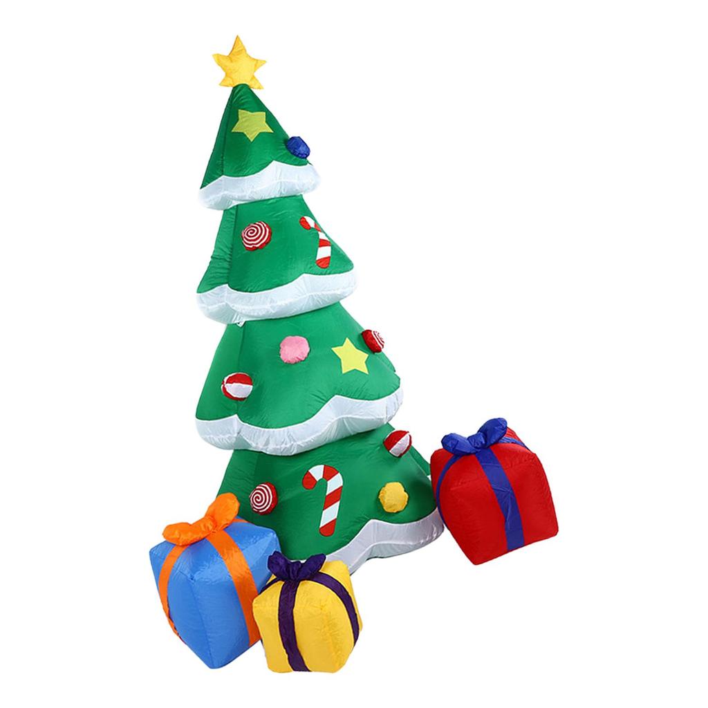 Inflatable Christmas Tree Props Novelty Star Treetop for Party Patio Wedding