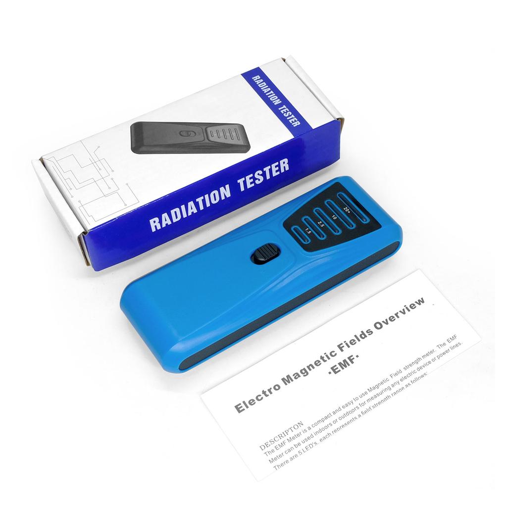 Electromagnetic Field Detectors 5 LED Radiation Detectors HighPrecision EMF Magnetic Field Monitors EMF Radiation Tester