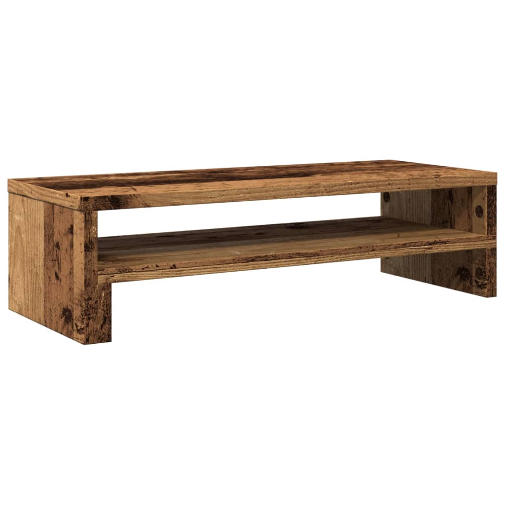 Monitor Stand with Vintage Wood Look 54 X 22 X 15 Cm Engineered Wood