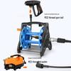 High-Pressure Water Hose Reel & Storage Rack for Car and Household Cleaning