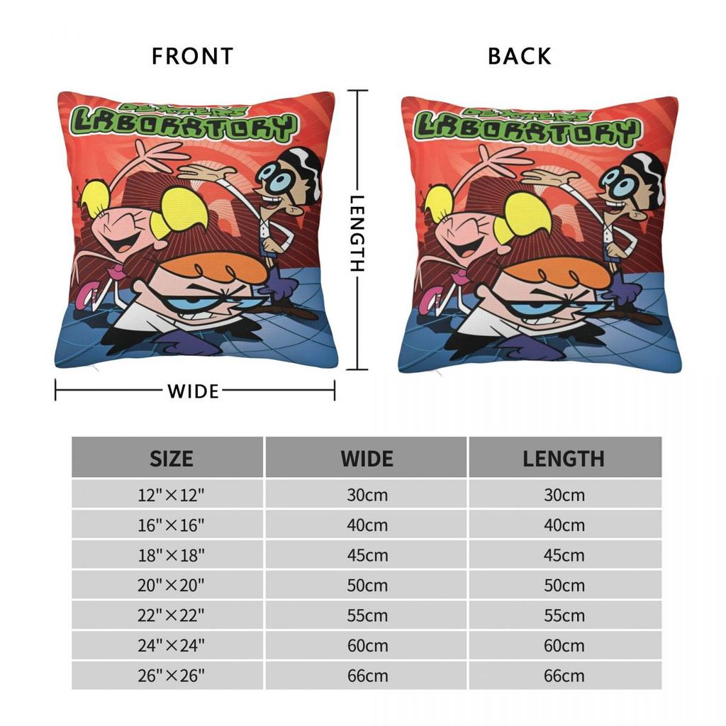 Billy And Mandy Printing Pillowcases Cushion Cover Throw Pillow Cover New Style Bedroom Decorations Zippered Multiple Sizes