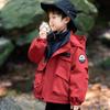 Children's jacket three-in-one windproof waterproof jacket boys autumn clothing ruffian handsome boys outdoor clothes