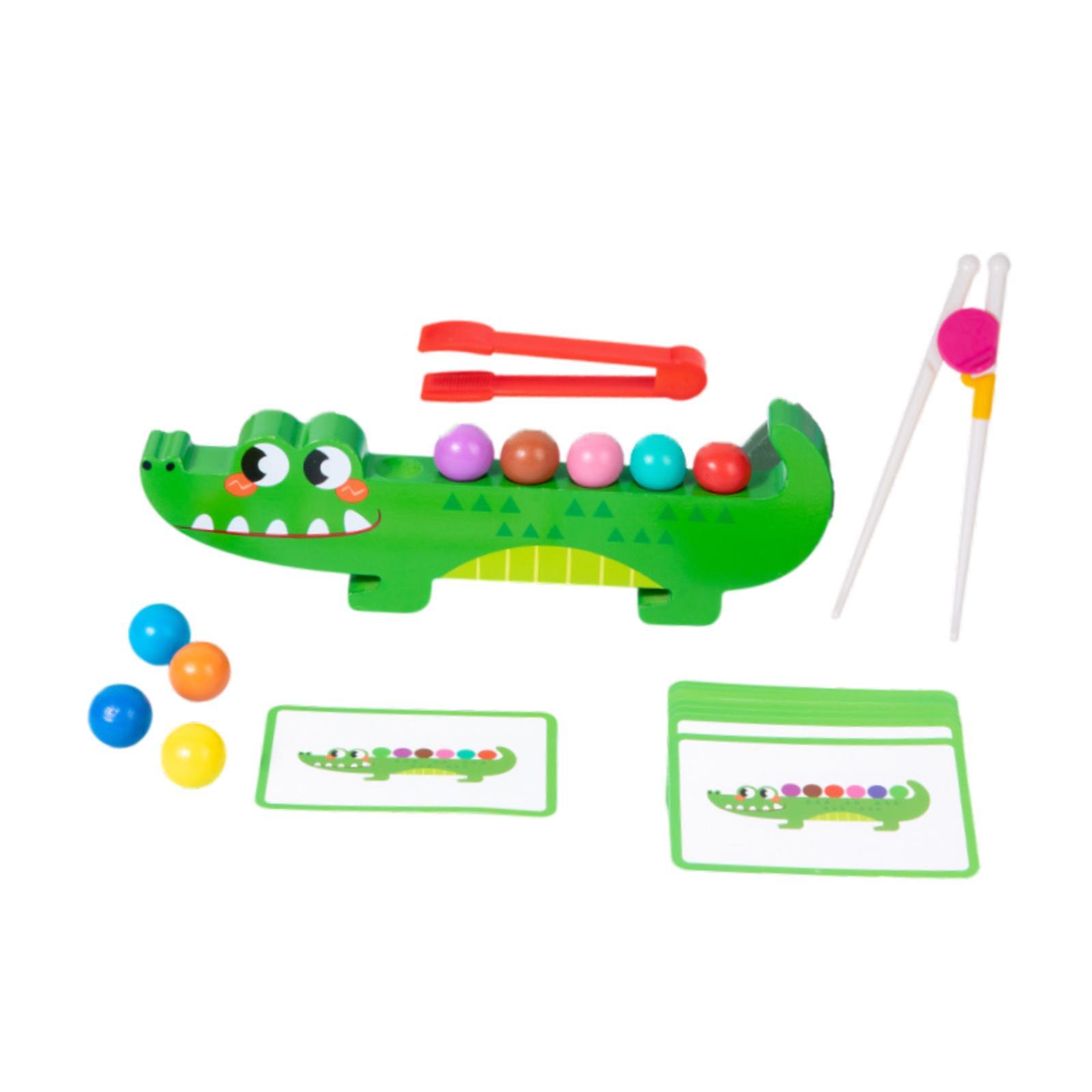 

Clip Bead Matching Game Activities Birthday Gifts Color Sorting Toy for Toddlers Boys Girls Children 3 4 5 Years Old Kids зелёный