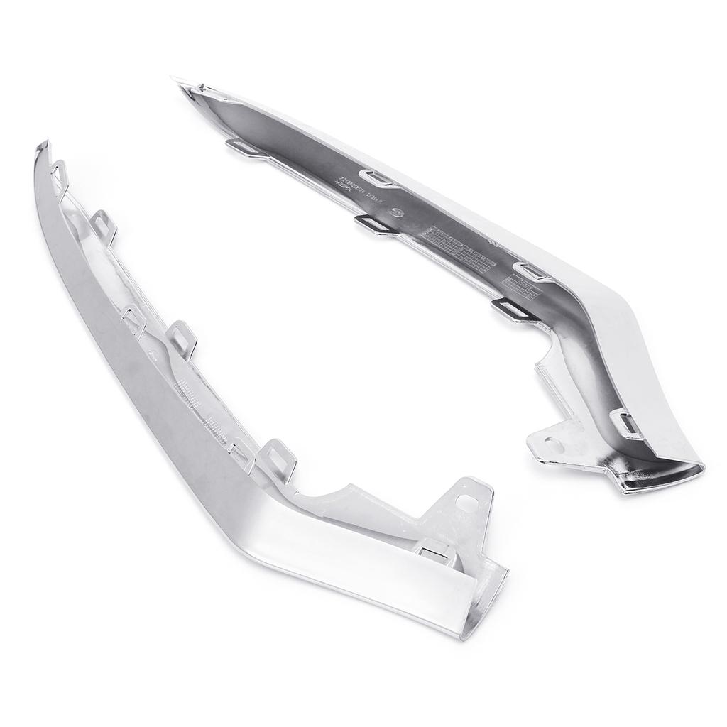 L / R Car Front Bumper Lower Lip Trim Chrome Trim Molding For Mercedes Benz W212 E-Class E350 2014-2016 A2128852774 A2128852874